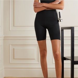 Girlfriend Collective Black High Rise Bike Shorts Size XXS